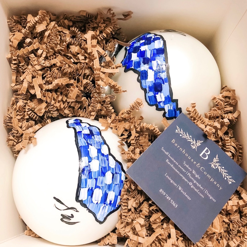 Hand painted ornaments